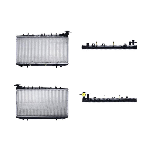 Radiador Ns Tsuru Iii 92-17 L4 1.6, 2.0 Lts 2 Hileras 1/2 C/S Aa Aut 12 3/5X25 1/2X26Mm Alum Sold Polar