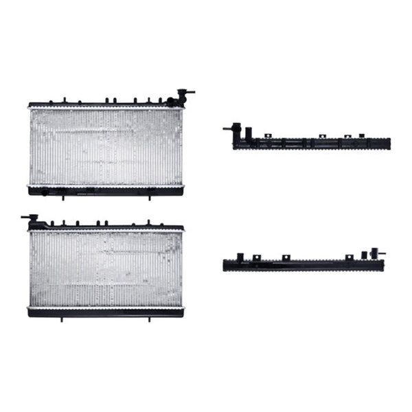 Radiador Ns Tsuru Iii 92-17 L4 1.6, 2.0 Lts Std 12 3/5X25 1/2X34Mm Alum Sold Valeo