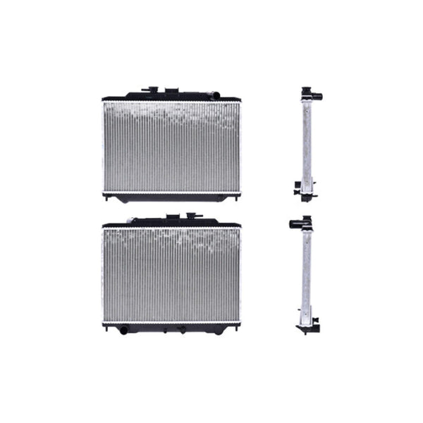 Radiador Ns Urvan 01-07 L4 2.0, 2.4 Lts Std 14 1/6X21 4/7X36Mm Alum Sold Polar
