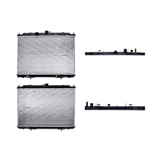 Radiador Ns X-Trail 02-07 L4 2.0, 2.5 Lts C/S Aa Aut 17 5/7X27X16Mm Alum Sold Polar