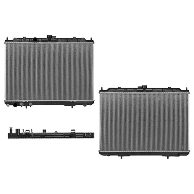 Radiador Ns X-Trail 02-07 L4 2.5 Lts Aut C/S Aa 17 5/7X27X16Mm Alum Sold Polar