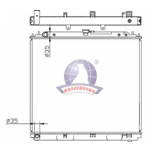 Radiador NP300 Manual 2012-2015 Polar