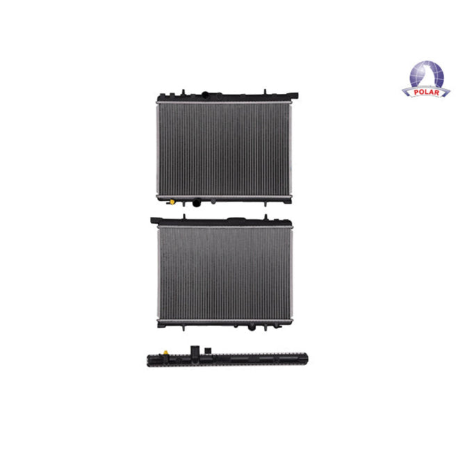Radiador Pg 206 98-10 L4 1.4, 1.6, 2.0 Lts C/S Aa Std 15X21 1/16X26Mm Alum Sold Polar