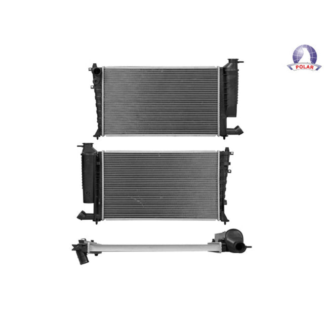 Radiador Pg 206 00-09 L4 1.4/1.6L Std C/S Aa 24X14X32Mm Alum Sold Polar