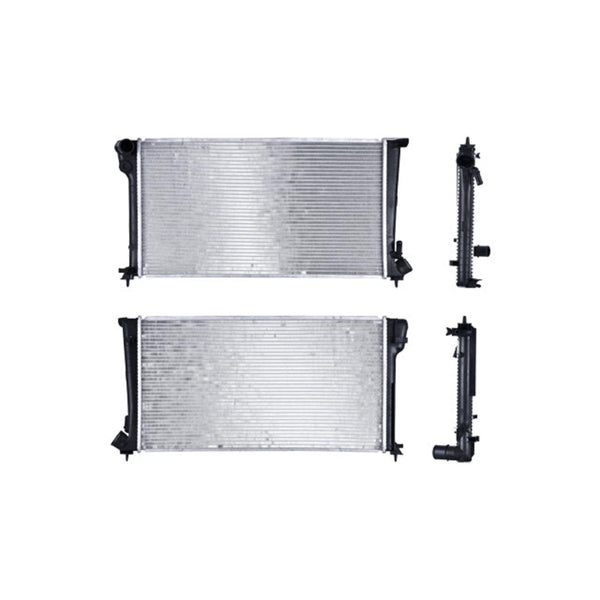 Radiador Pg 306 98-01 L4 1.8 Lts C/S Aa Std 26 1/4X14X22Mm Alum Sold Polar