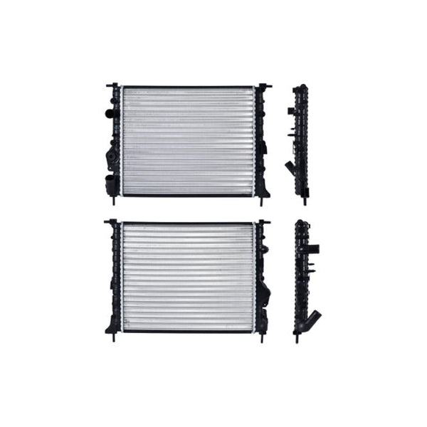 Radiador Rn Clio/Kangoo/Megane 05-10 L4/16V 1.6 Lts S/Aa Std 17X14 6/7X23Mm Alum Mec Polar