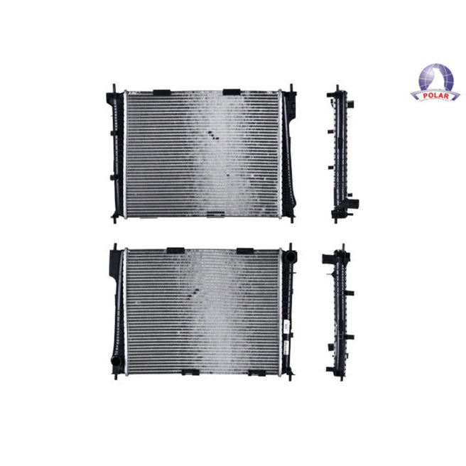 Radiador Rn Clio Ii 07 -09 1.2, 1.6 Lts C/S Aa Std 19 3/8X15 8/9X26Mm Alum Sold Polar