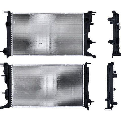 Radiador Rn Megane 08-10 L4 2.0 Lts Aut C/S Aa 24 3/5X25 1/8X26Mm Alum Sold Polar