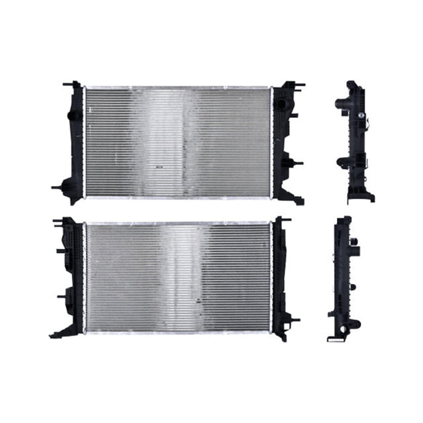 Radiador Rn Megane 08-10 L4 2.0 Lts Aut C/S Aa 24 3/5X25 1/8X26Mm Alum Sold Polar