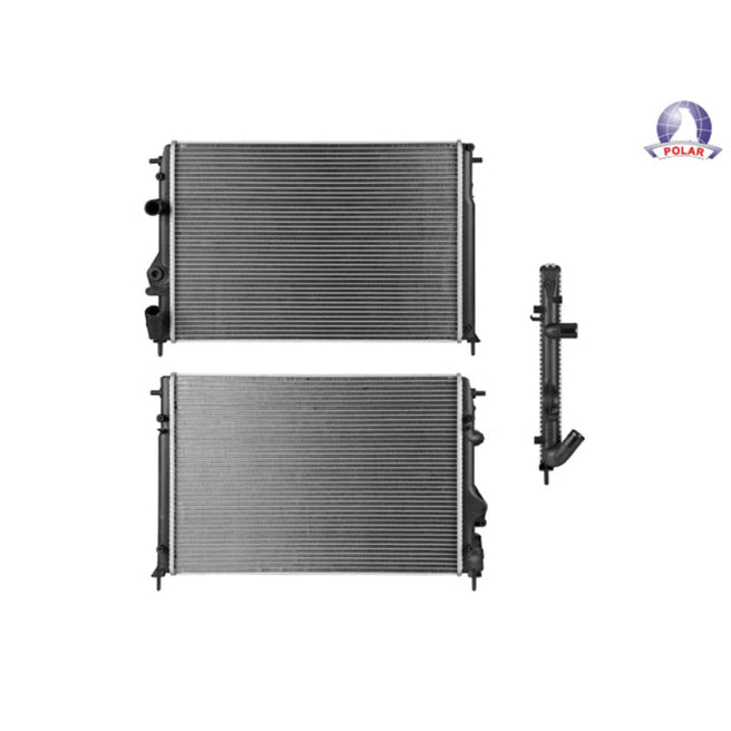 Radiador Rn Megane 01-03 L4 2.0 Lts Std C/Aa 23X16X26Mm Alum Sold Polar