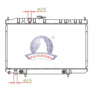 Radiador Scala Automático 2010-2013 Polar