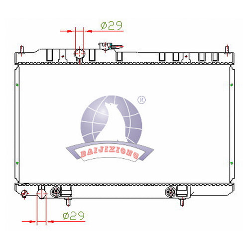 Radiador Scala Automático 2010-2013 Polar