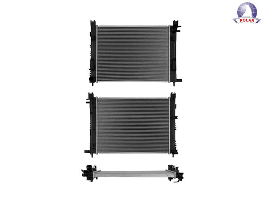 Radiador Rn Logan 15-20 L4 1.6, 2.0 Lts Std C/S Aa 20X15 2/3X26Mm Alum Sold Polar