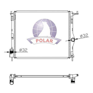 Radiador Logan Manual 2008-2016 Polar