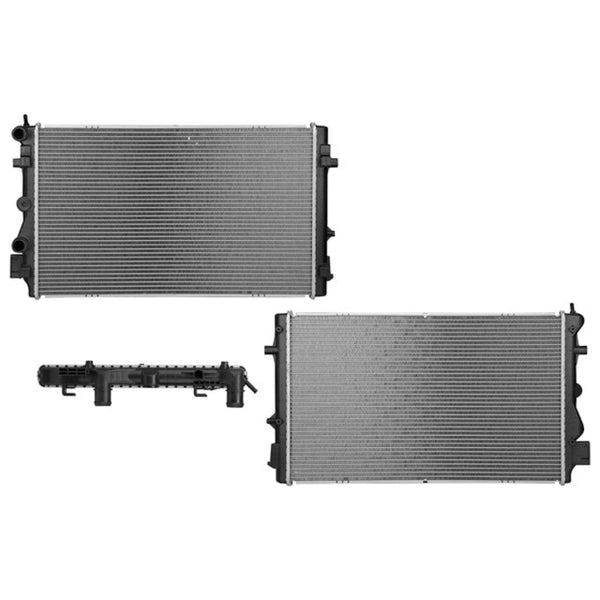 Radiador St Ibiza/Vw Polo 09-16 L4 1.6, 1.8, 2.0 Lts Aut/Std C/S Aa 25 3/5X15 2/3X26Mm Alum Sold Polar
