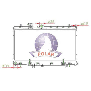 Radiador Impreza Automático 2004-2007 Polar