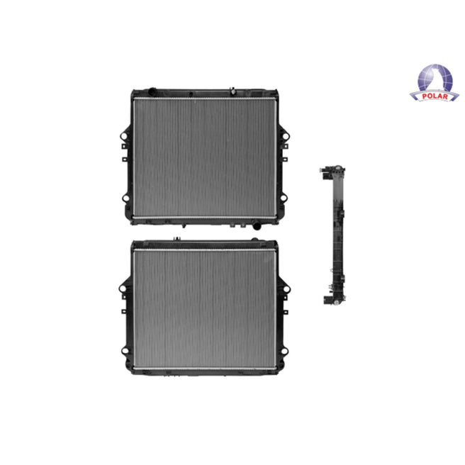 Radiador Ty Hilux 16-24 L4 2.8 Lts Std C/S Aa Diesel 21 2/3X25 4/5X26Mm Alum Sold Polar