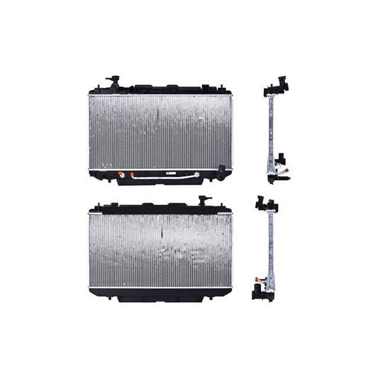 Radiador Ty Rav 4 01-05 L4 2.0, 2.4 Lts C/S Aa Aut Toma Lisa 14 3/4X29X22Mm Alum Sold Polar