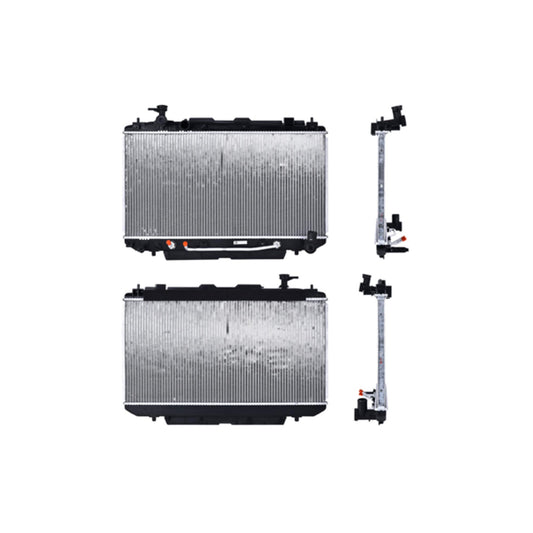 Radiador Ty Rav 4 01-05 L4 2.0, 2.4 Lts C/S Aa Aut Toma Lisa 14 3/4X29X22Mm Alum Sold Polar