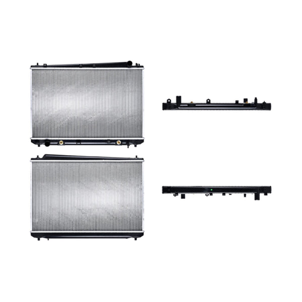Radiador Ty Sienna 98-03 V6 3.0 Lts C/S Aa Aut 17 5/7X28 1/4X26Mm Alum Sold Polar