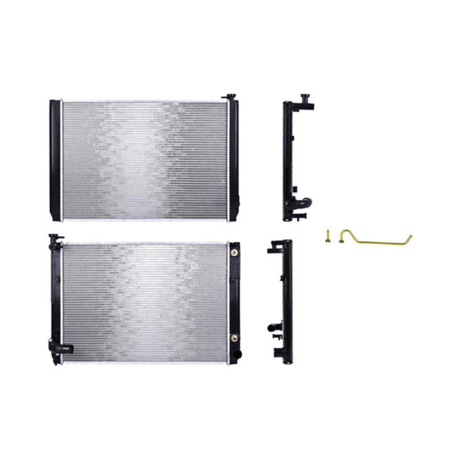 Radiador Ty Sienna 07-10 V6 3.3 Lts C/S Aa Aut 26 4/7X18 5/6X22Mm Alum Sold Polar