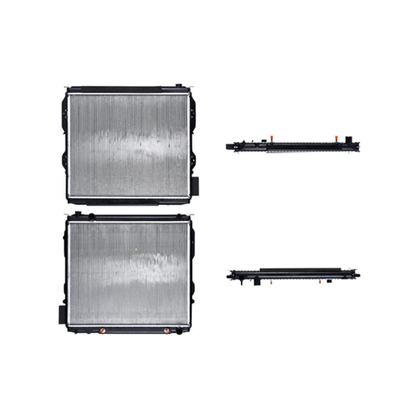 Radiador Ty Tundra 04-06/Sequoia 01-07 V6 4.0 Lts/V8 4.7 Lts Aut C/S Aa 23 1/2X27 1/3X36Mm Alum Sold Polar