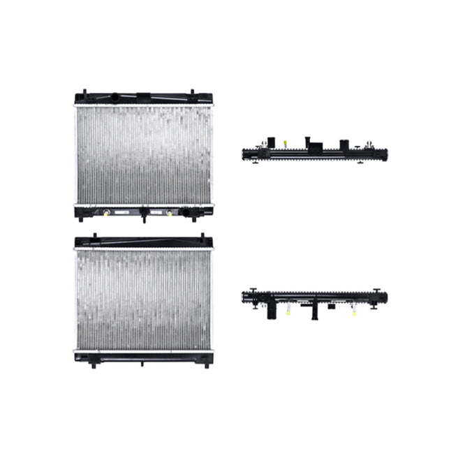 Radiador Ty Yaris 06-18/Yaris R 16-20 L4 1.5 Lts Aut C/S Aa 13 7/9X18 5/6X16Mm Alum Sold Polar