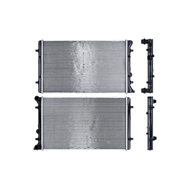 Radiador Vw Golf 96-08 L4 1.6L Std 25 1/2X15 2/3X26Mm Alum Sold Polar