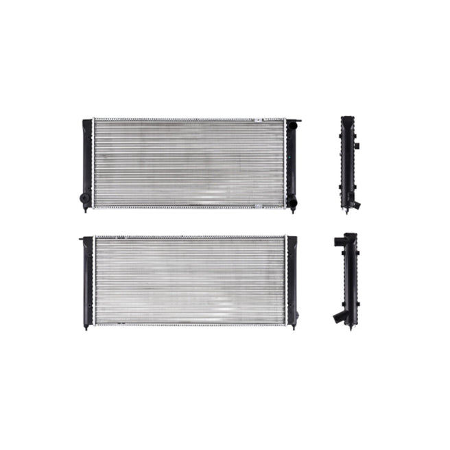 Radiador Vw Golf/Jetta/Atlantic/Caribe 84-92 L4 1.6, 1.8, 2.0 Lts Std C/Aa 26 4/7X12 2/3X34Mm Alum Mec Polar