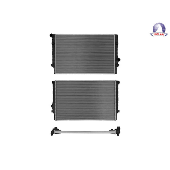 Radiador Vw Golf 15-19 L4 1.8, 2.0 Lts C/S Aa Std 25 3/5X16 6/7X26Mm Alum Sold Polar