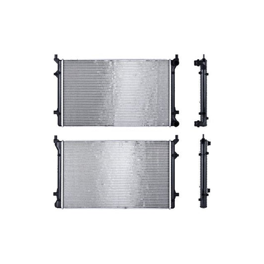 Radiador Vw Jetta/Bora/Golf/Gti 05-10 L4 2.0/2.5/3.2 Lts Std C/Aa 25 3/5X16X22Mm Alum Sold Polar