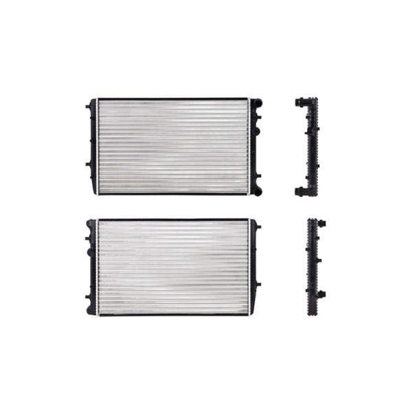 Radiador Vw Lupo 04-09 L4 1.6 Lts C/S Aa Std 25X16 1/3X23Mm Alum Mec Polar