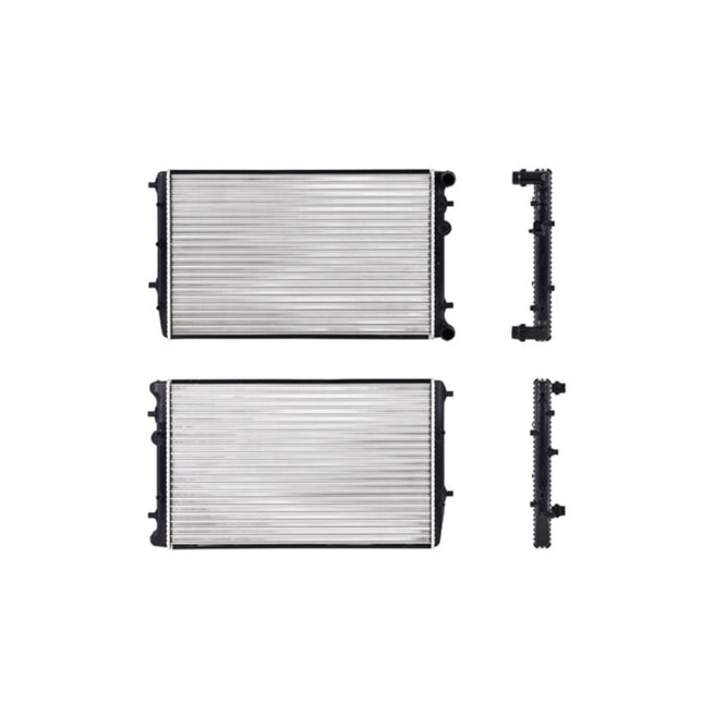 Radiador Vw Lupo 04-09 L4 1.6 Lts C/S Aa Std 25X16 1/3X23Mm Alum Mec Polar