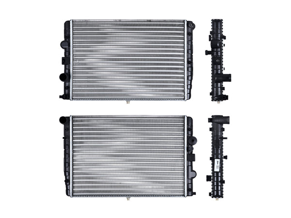 Radiador Vw Pointer 97-10 L4 1.6, 1.8, 2.0 Lts S/Aa Std 18 1/2X13 2/5X34Mm Alum Mec Valeo