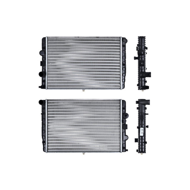 Radiador Vw Pointer 97-10 L4 1.6, 1.8, 2.0 Lts S/Aa Std 18 1/2X13 2/5X34Mm Alum Mec Valeo