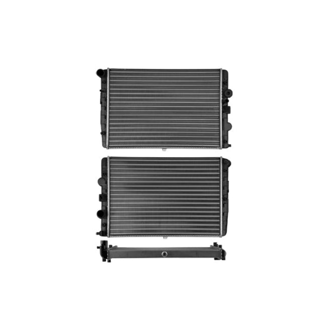 Radiador para Volkswagen Pointer 1997-2010 L4 1.6, 1.8, 2.0 L Manual sin A/C 18 1/2X13 2/5X23Mm Alum Mec Nac