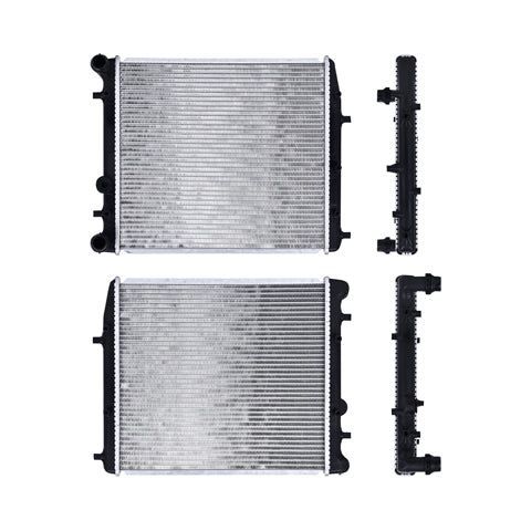 Radiador Vw Polo/Ibiza/Cordoba 03-07 L4 1.2/1.4/1.6 Lts S/Aa Std 17X15 2/7X26Mm Alum Sold Polar