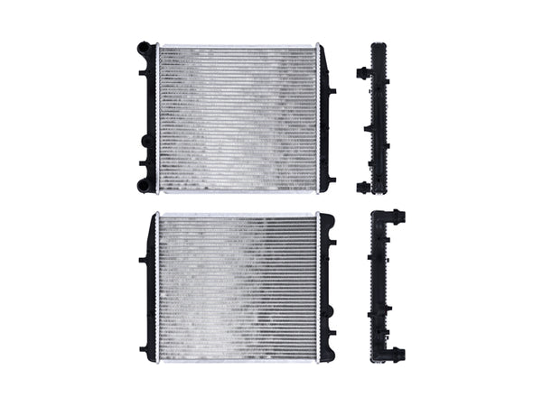 Radiador Vw Polo/Ibiza/Cordoba 03-07 L4 1.2/1.4/1.6 Lts S/Aa Std 17X15 2/7X26Mm Alum Sold Polar