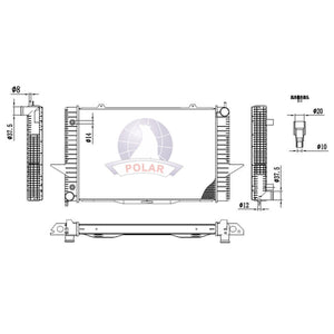 Radiador C70 Manual 1999-2005 Polar