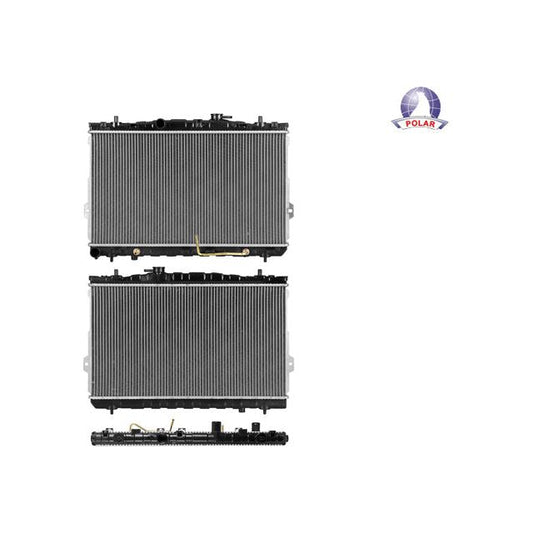 Radiador Hy Elantra 01-06 L4 2.0 Lts Aut C/S Aa 14 3/4X26 2/7X16Mm Alum Sold Polar