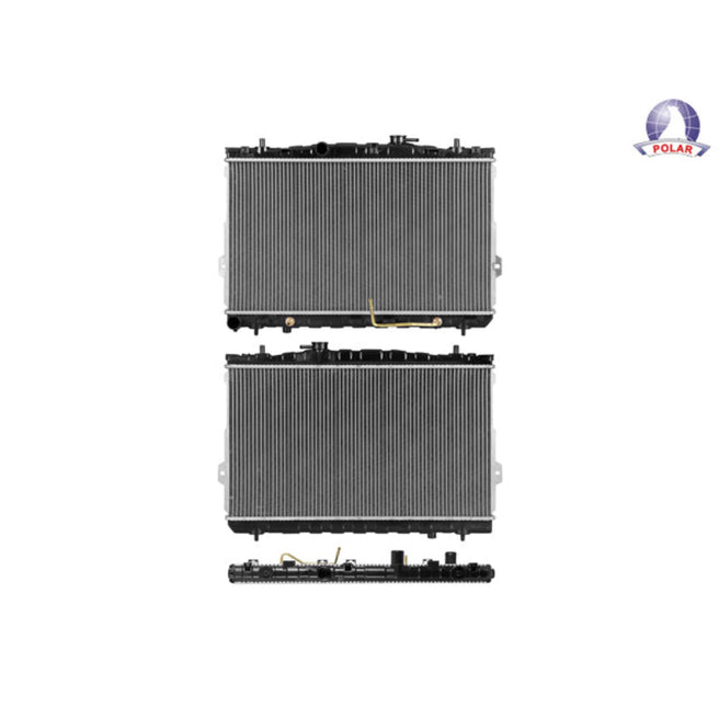 Radiador Hy Elantra 01-06 L4 2.0 Lts Aut C/S Aa 14 3/4X26 2/7X16Mm Alum Sold Polar