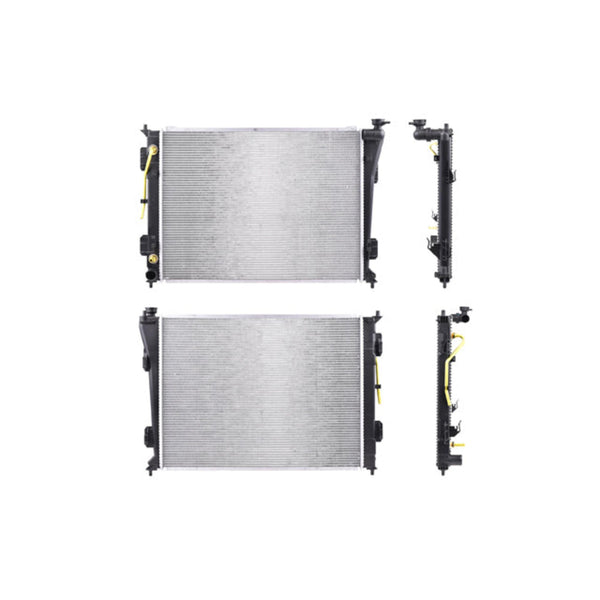 Radiador Hy Sonata 11-14 L4 2.4/V6 3.3 Lts C/Aa Aut 25X18 5/6X16Mm Alum Sold Polar