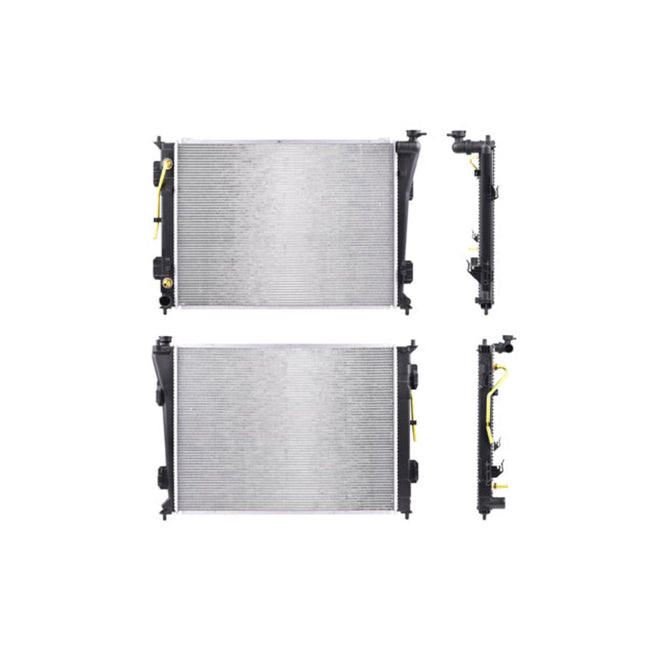Radiador Hy Sonata 11-14 L4 2.4/V6 3.3 Lts C/Aa Aut 25X18 5/6X16Mm Alum Sold Polar