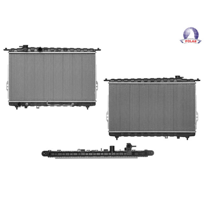 Radiador Hy Sonata 99-05/Ki Opma 01-06 L4 2.4/V6 2.5, 2.7 Lts Aut C/S Aa 15 3/4X28 1/2X16Mm Alum Sold Polar