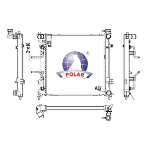 Radiador Sonata Automático 2015-2019 Polar