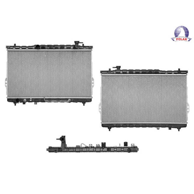 Radiador Hy Santa Fe 01-06 L4 2.4/V6 2.7 Lts Aut C/S Aa 15 3/4X28 1/4X16Mm Alum Sold Polar