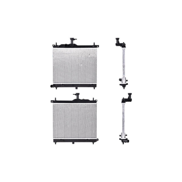 Radiador Hy I10 12-14 1.1 Lts C/S Aa Std 13 7/9X17 2/3X26Mm Alum Sold Polar
