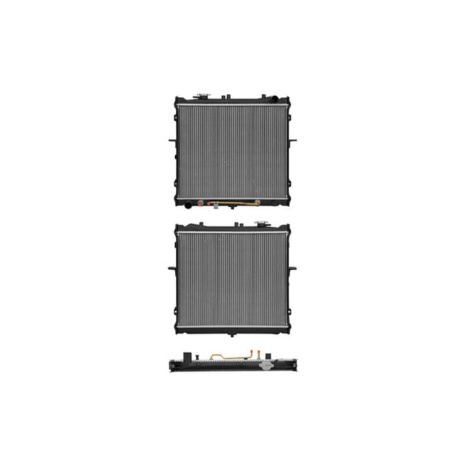 Radiador Ki Sportage 95-01 L4 2.0, 2.4 Lts C/S Aa Aut 17 5/7X20X26Mmn Alum Sold Polar