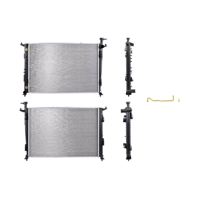 Radiador Ki Sorento 16-19 V6 3.3 Lts C/Aa Aut 26 3/8X18 5/6X16Mm Alum Sold Polar