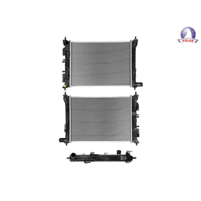 Radiador Ki Rio 18-22 L4 1.6 Lts Std C/S Aa 19 2/3X14 2/5X16Mm Alum Sold Polar
